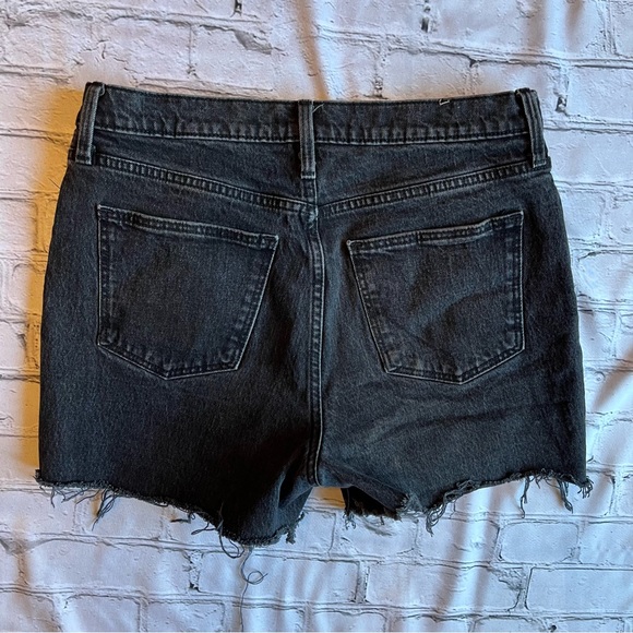 Universal Thread Black Denim Cut Off High Rise Shorts Size 10 - Picture 7 of 7